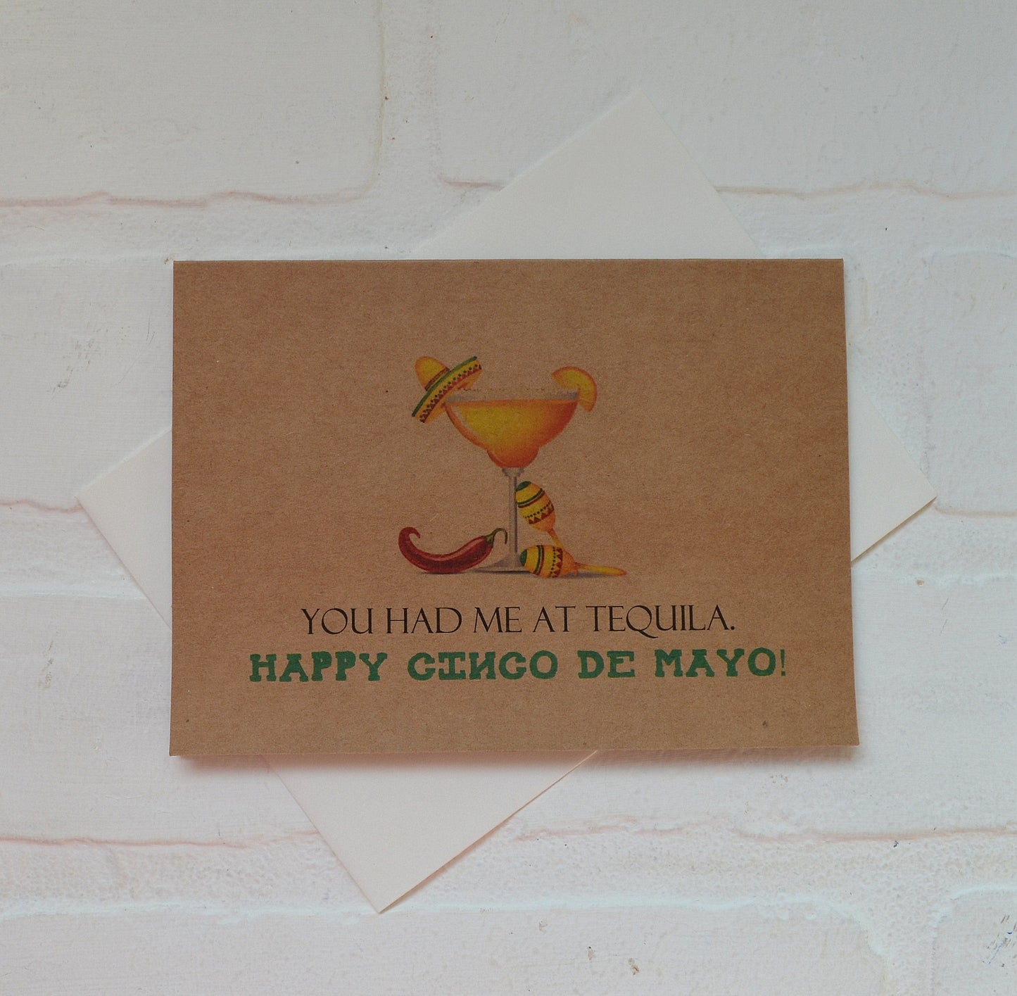 You had me at tequila | Happy Cinco de Mayo greeting card
