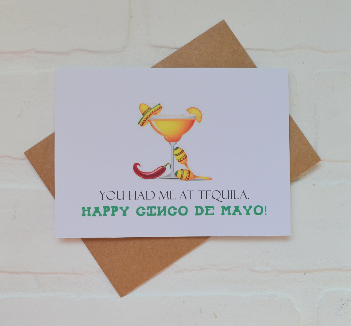 You had me at tequila | Happy Cinco de Mayo greeting card
