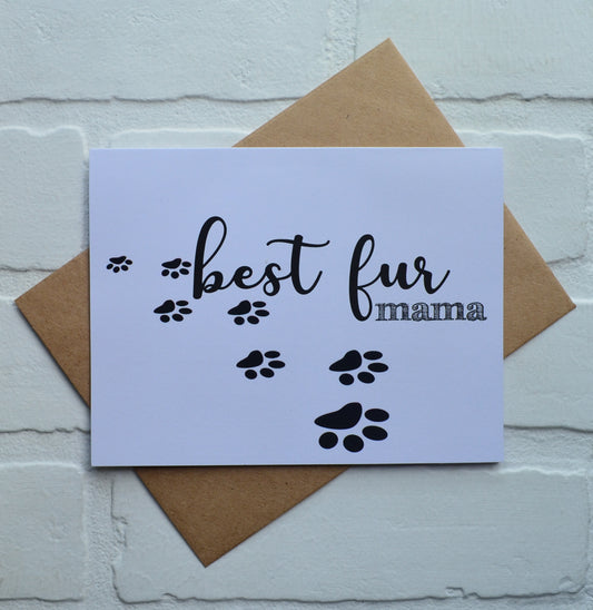 BEST FUR MAMA | Happy Mother's Day greeting cards