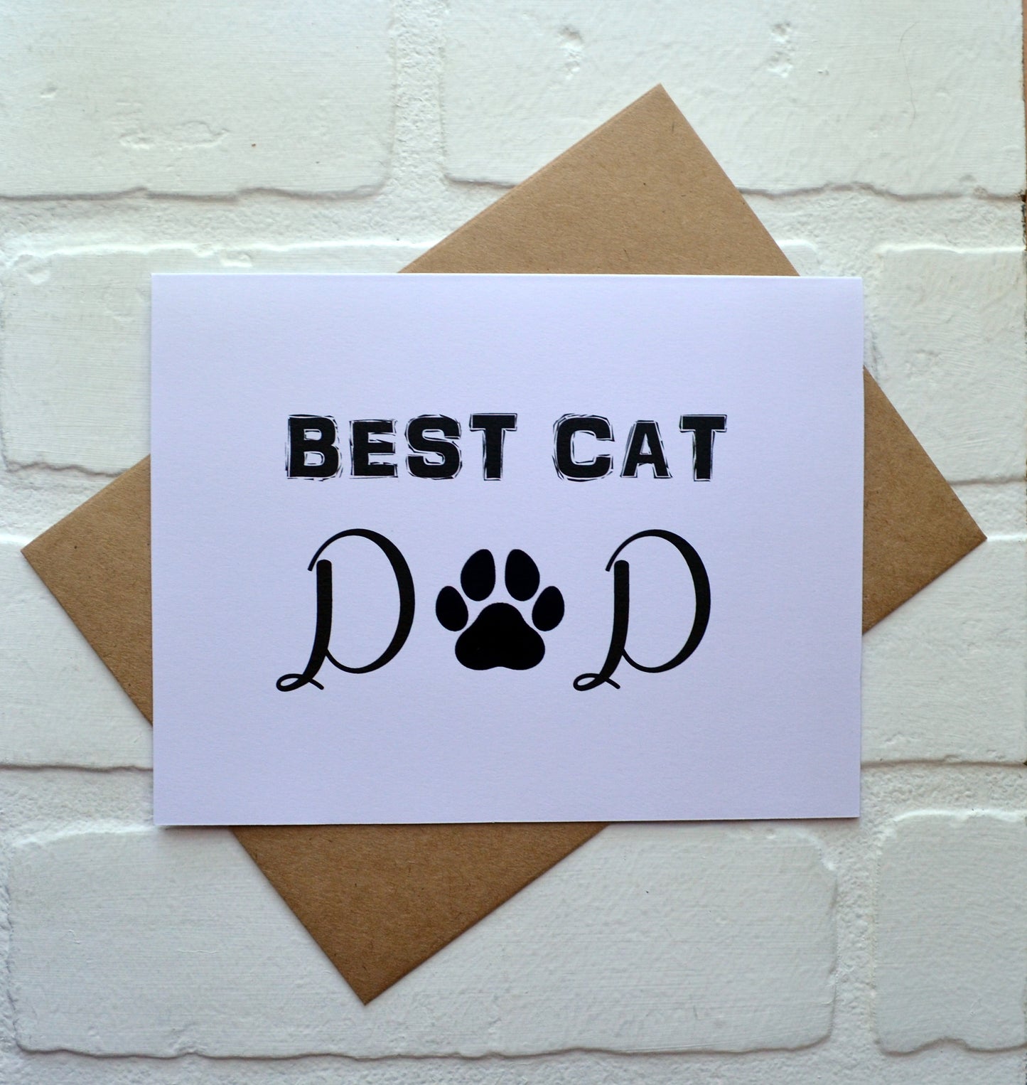 Best Cat Dad | Happy Father's Day Greeting Cards