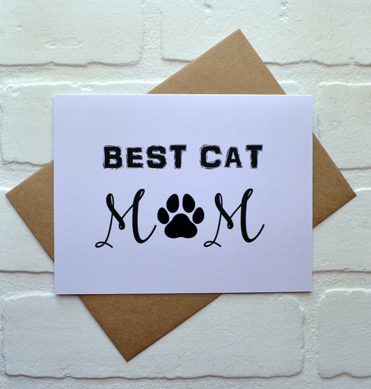 BEST CAT MOM | Happy Mother's Day greeting cards