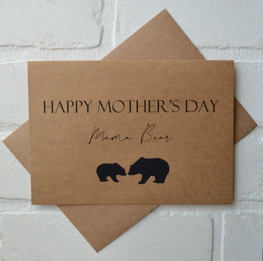 MAMA BEAR | Happy Mother's Day greeting cards