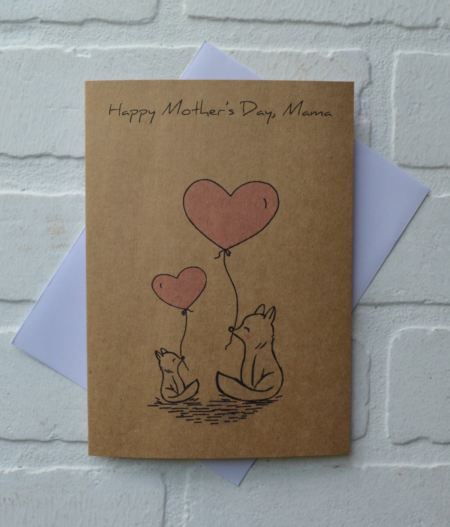 Woodland fox animals | Happy Mother's Day greeting cards