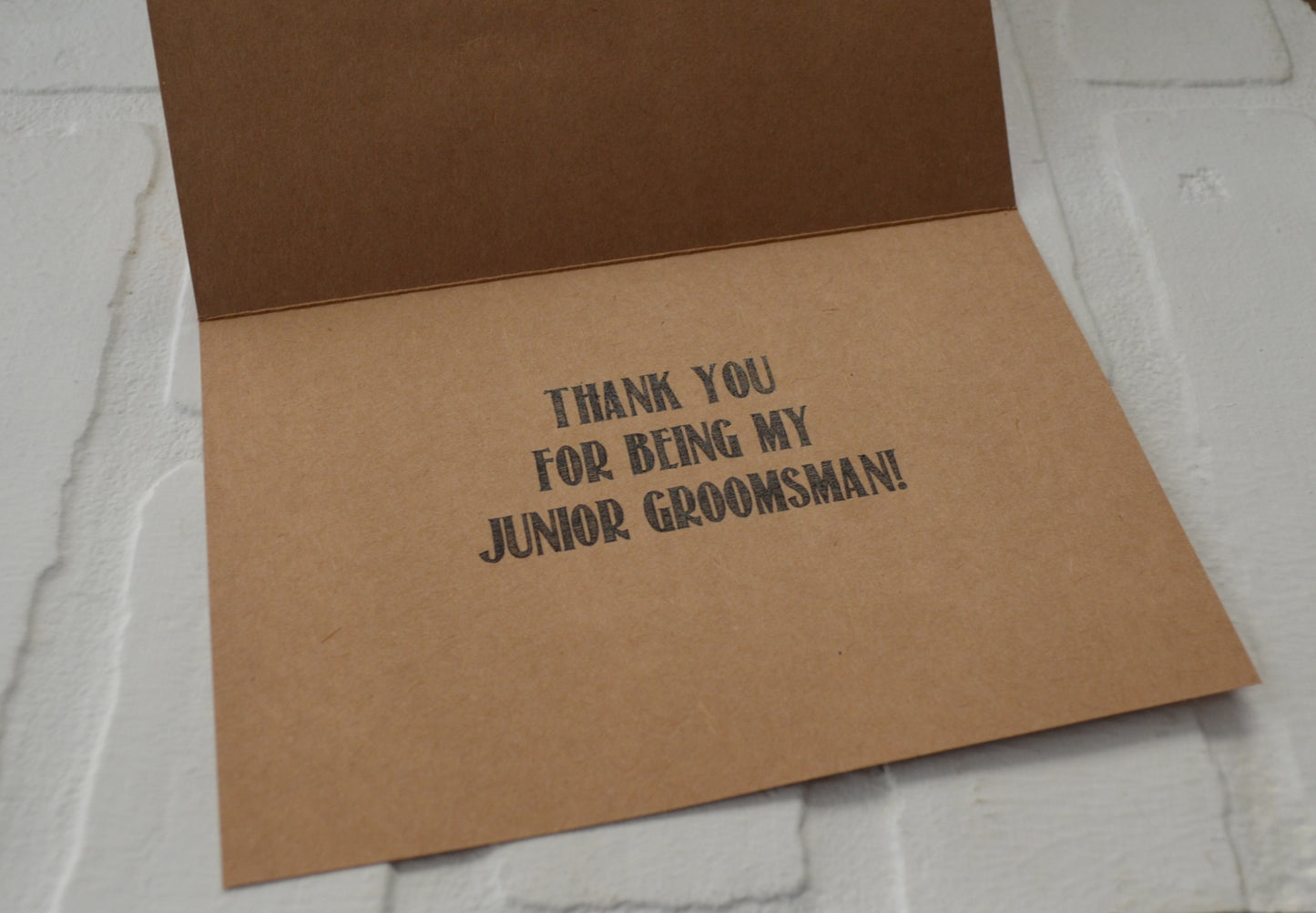 You CLEANED up NICE wedding bridal party thank you cards