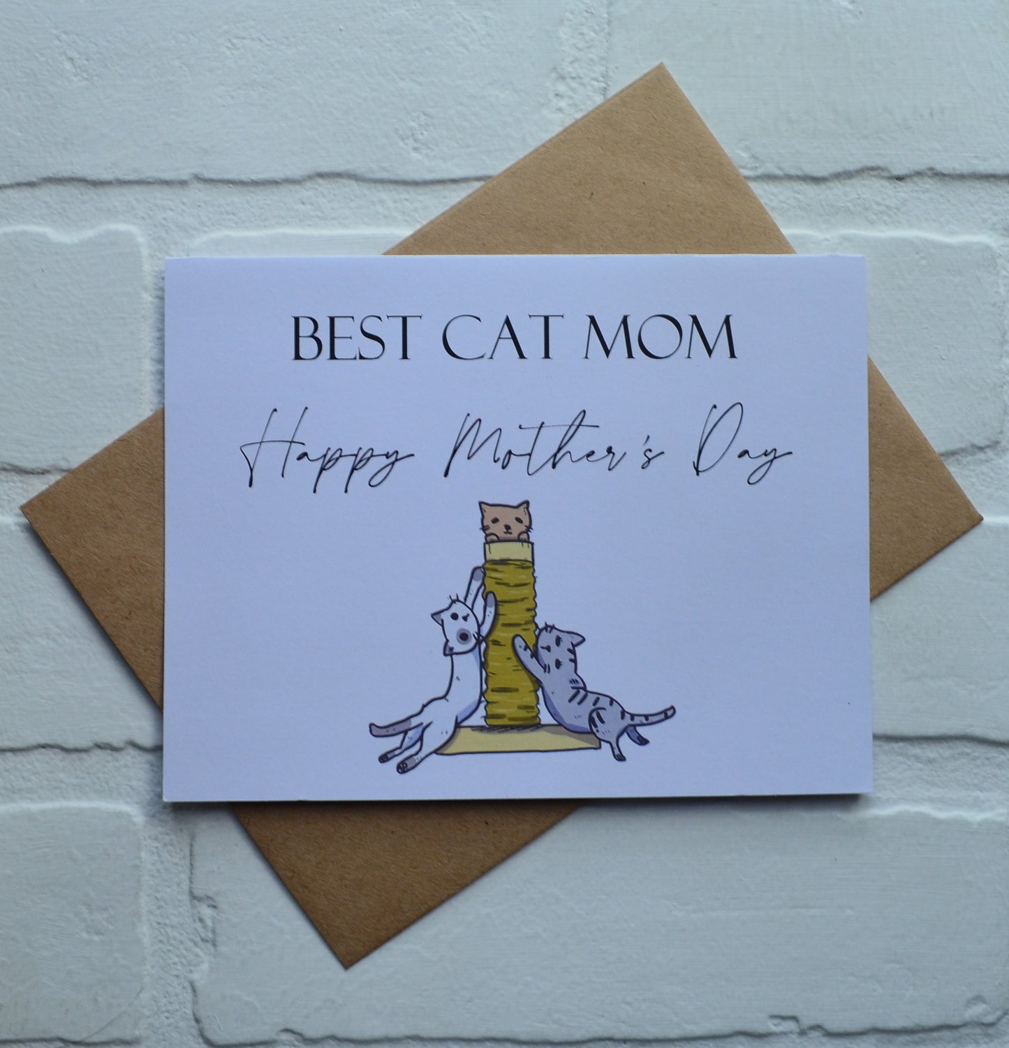 BEST CAT MOM | Happy Mother's Day greeting cards