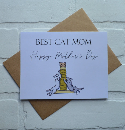 BEST CAT MOM | Happy Mother's Day greeting cards