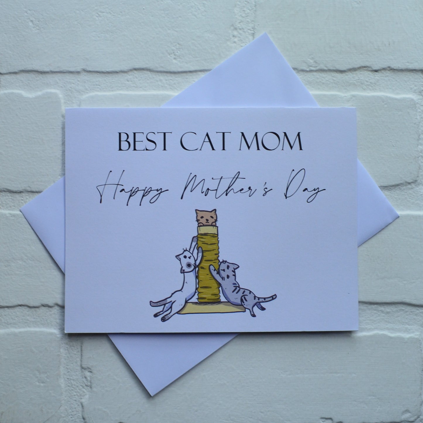 BEST CAT MOM | Happy Mother's Day greeting cards