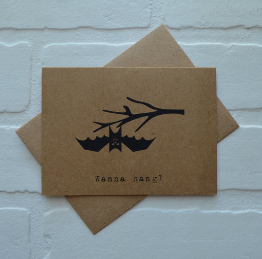 Wanna hang? | Halloween Greeting Cards