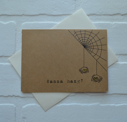 Wanna hang? | Halloween Greeting Cards