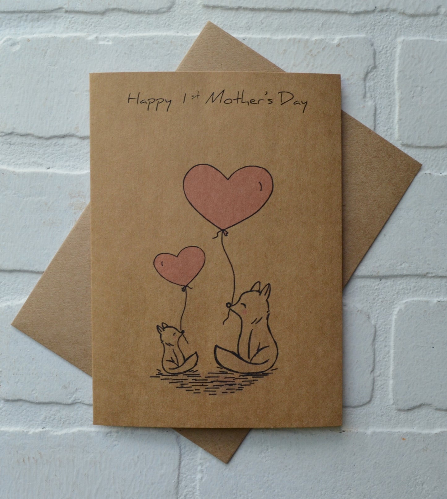 Woodland fox animals | Happy Mother's Day greeting cards