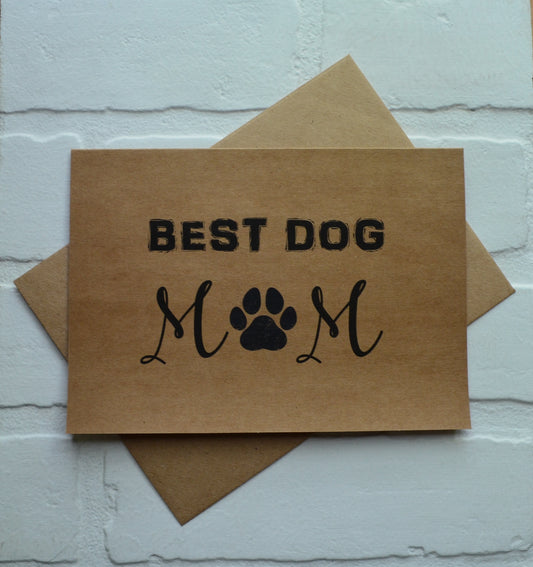 BEST DOG MOM | Happy Mother's Day greeting cards