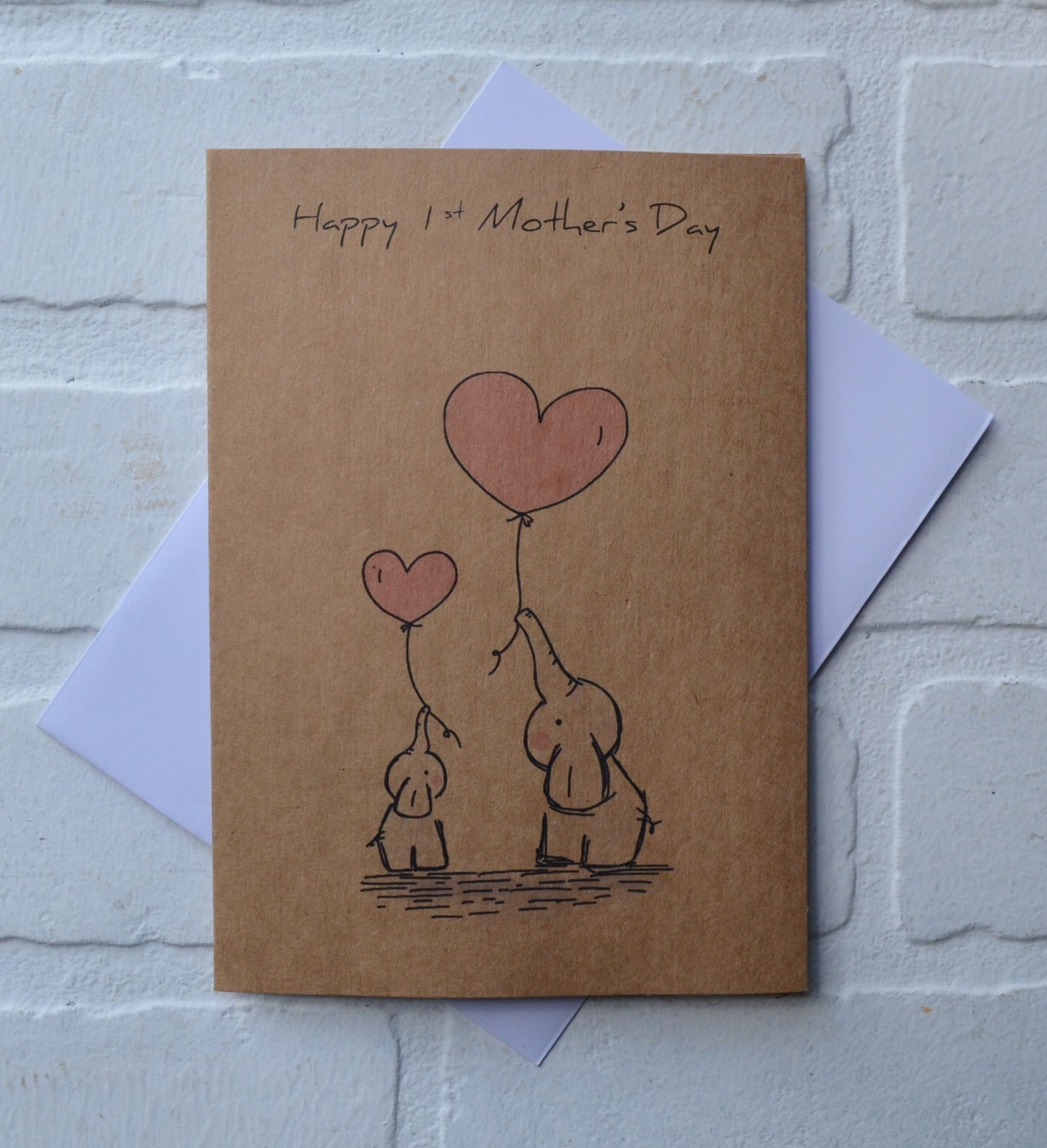 Woodland elephant animals | Happy Mother's Day greeting cards
