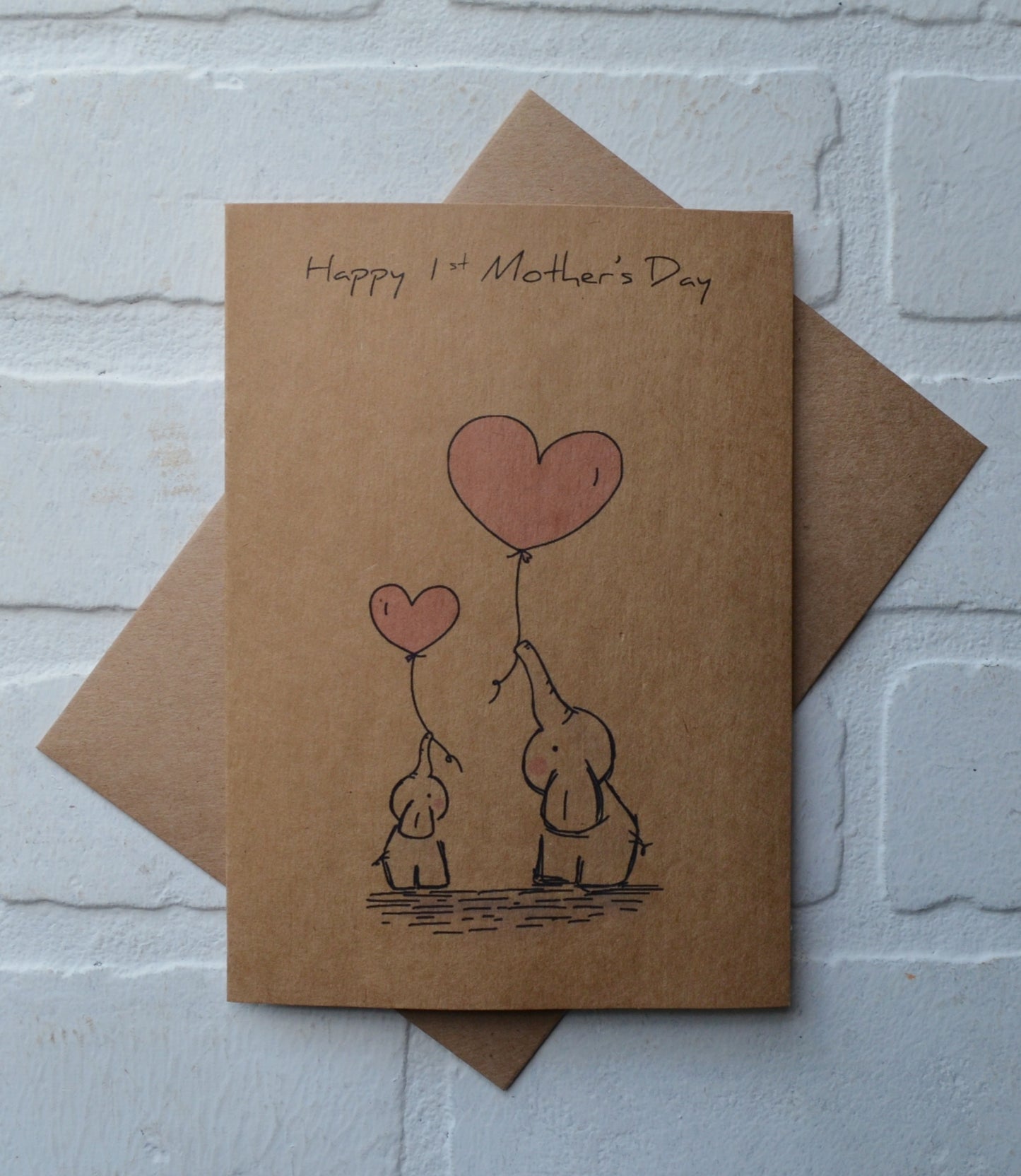 Woodland elephant animals | Happy Mother's Day greeting cards
