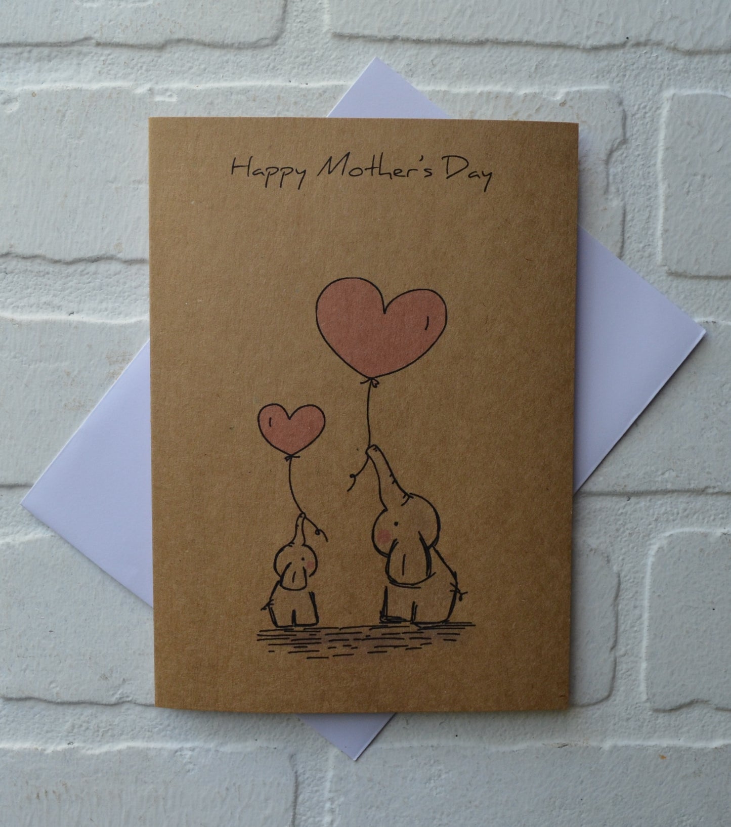 Woodland elephant animals | Happy Mother's Day greeting cards