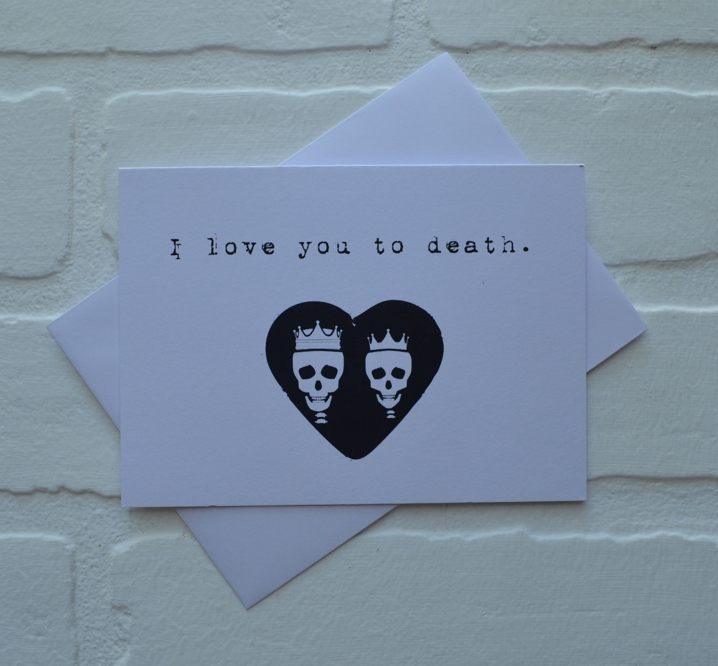 I love you to death | Halloween Card | Love | Happy Valentine's Day Greeting Cards