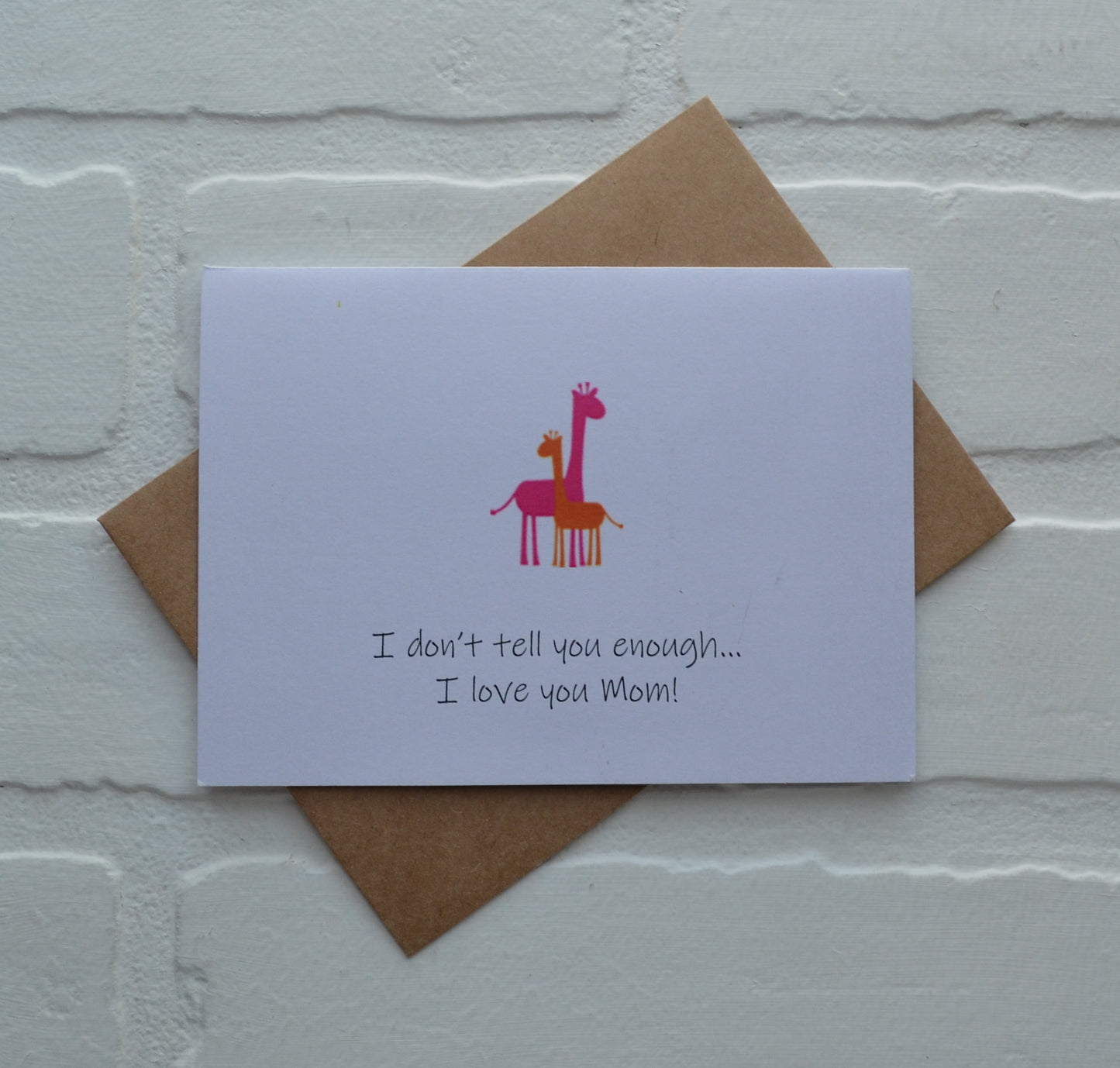 I don't tell you enough I love you mom | Happy Mother's Day greeting cards