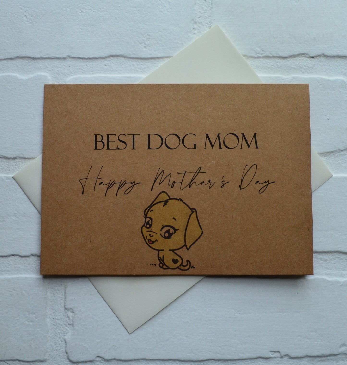 BEST DOG MOM | Happy Mother's Day greeting cards