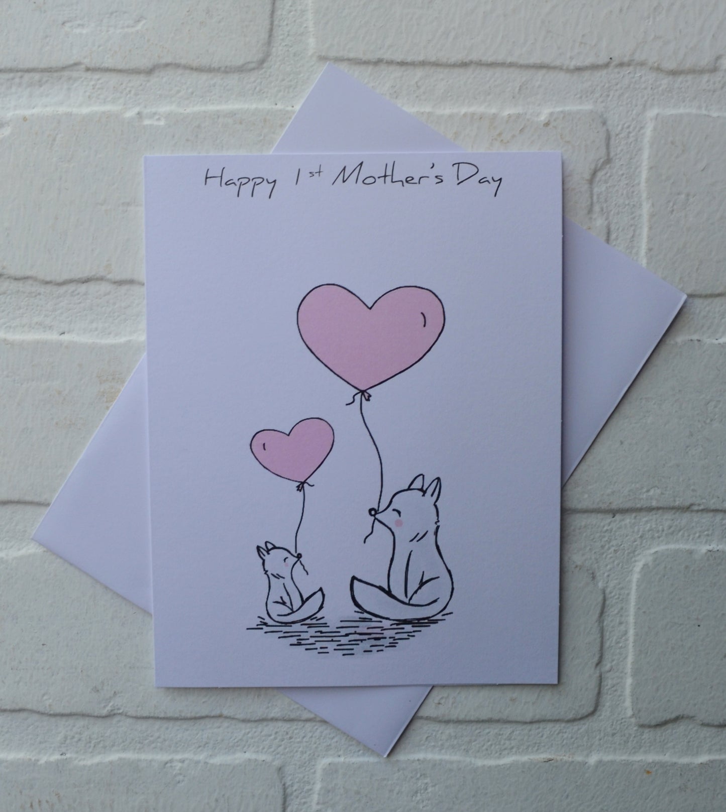 Woodland fox animals | Happy Mother's Day greeting cards