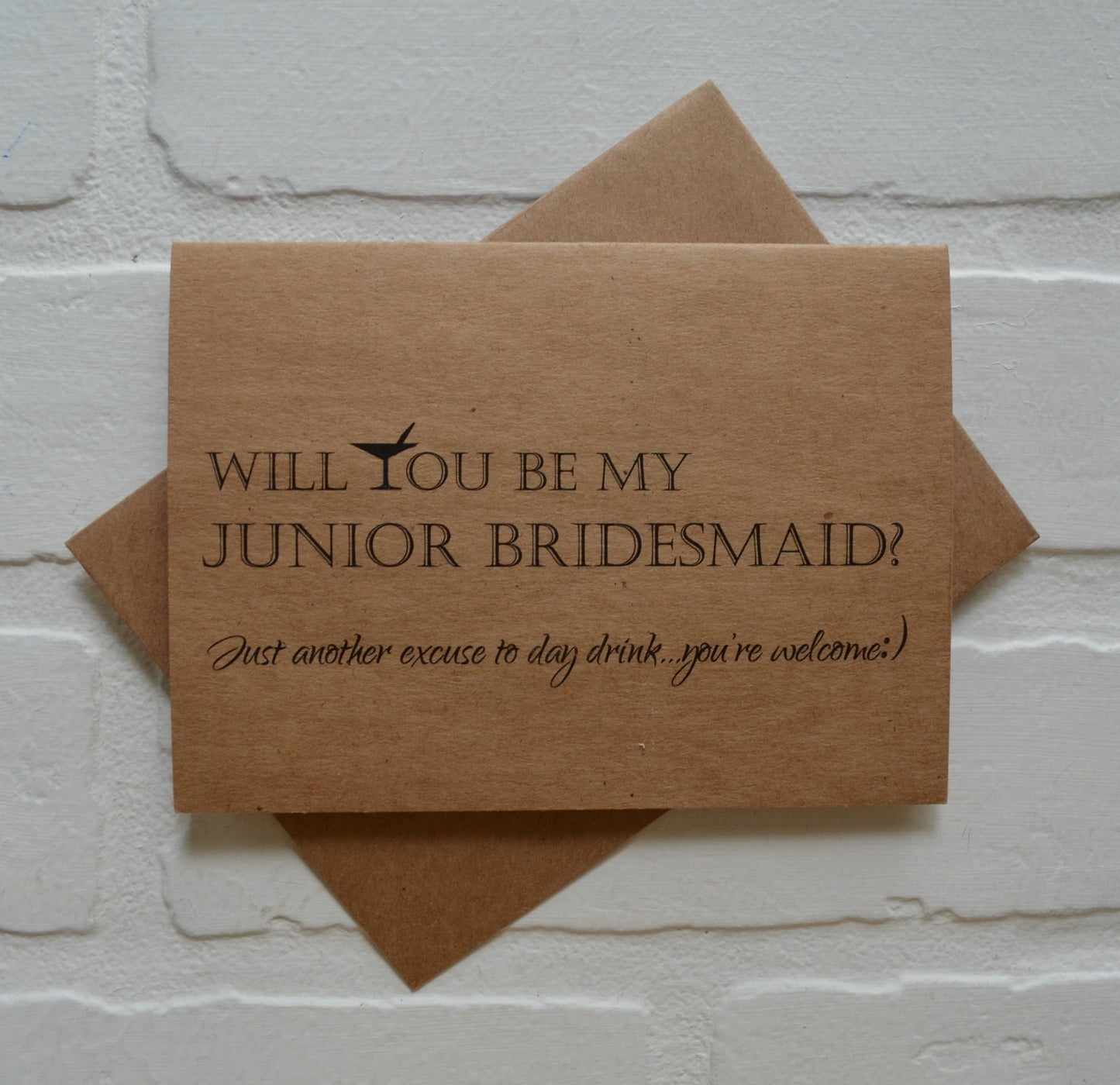 Excuse to DAY DRINK | bridesmaid proposal cards | wedding party invite