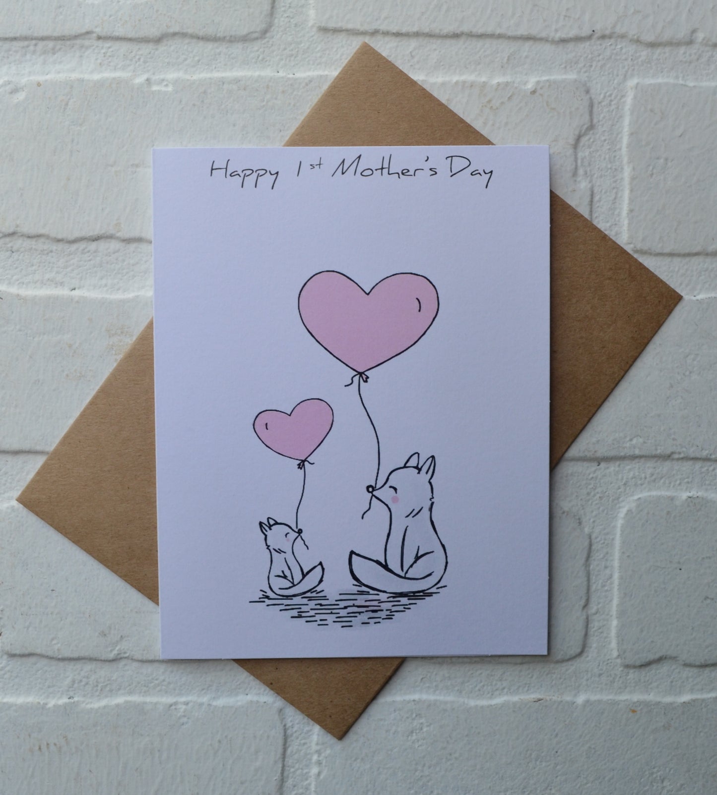 Woodland fox animals | Happy Mother's Day greeting cards