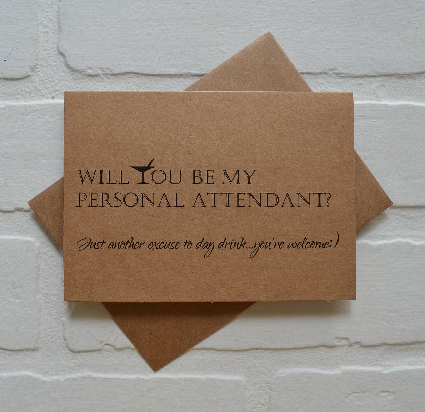 Excuse to DAY DRINK | bridesmaid proposal cards | wedding party invite