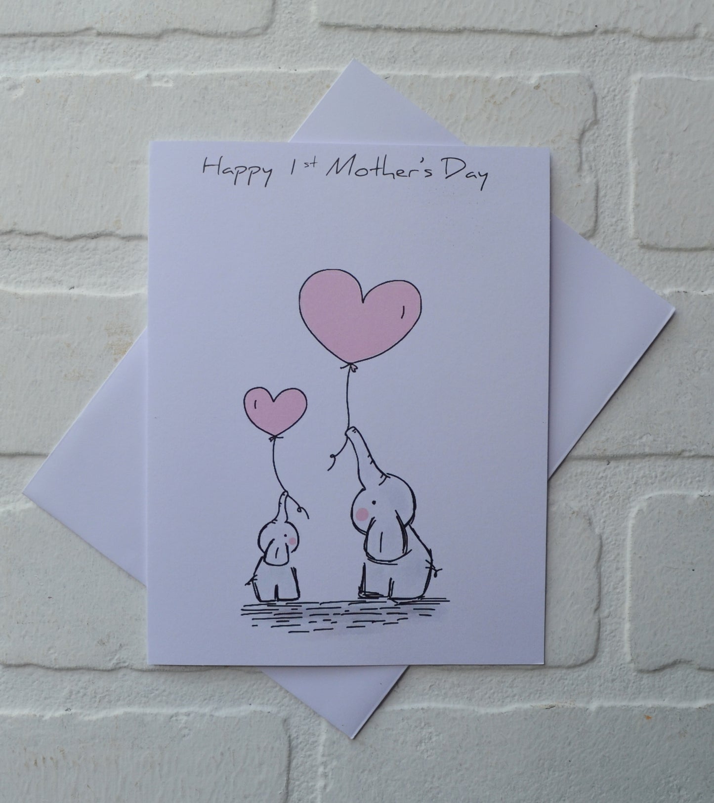 Woodland elephant animals | Happy Mother's Day greeting cards
