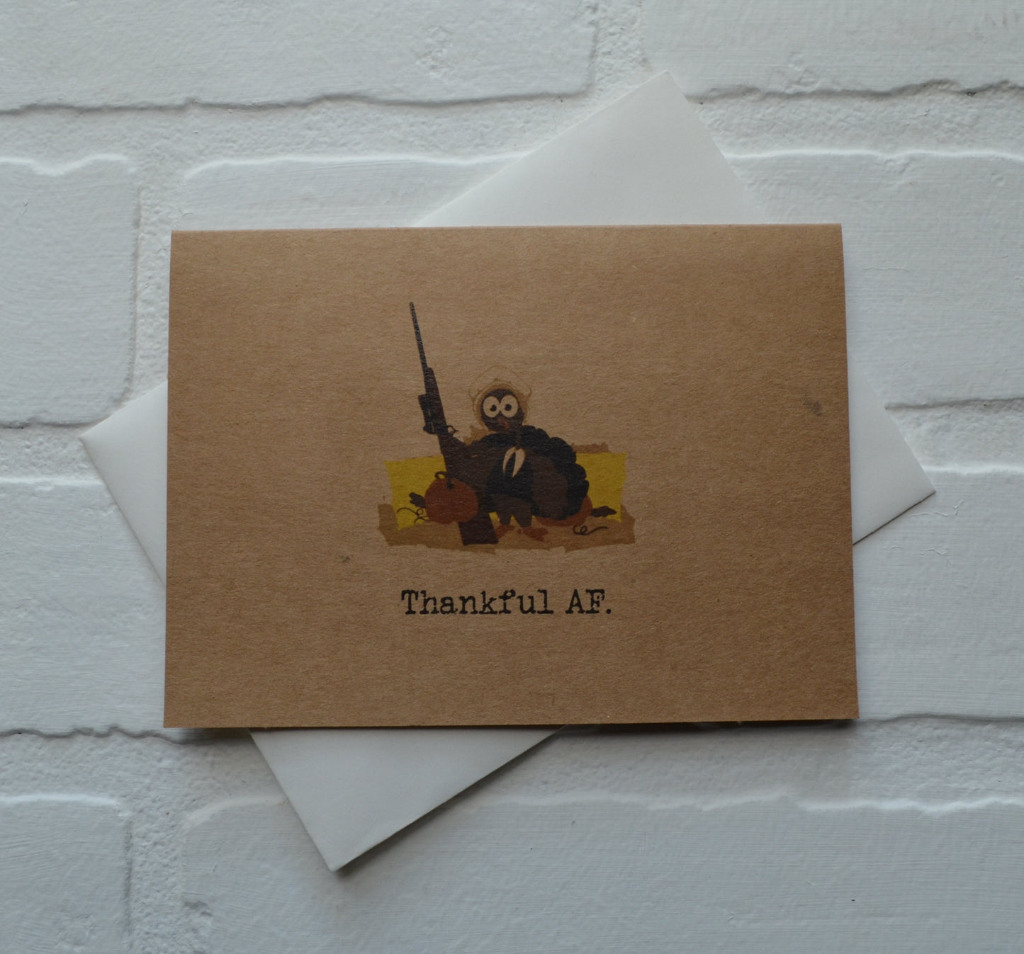 Thankful AF | Thanksgiving Fall Greeting Cards