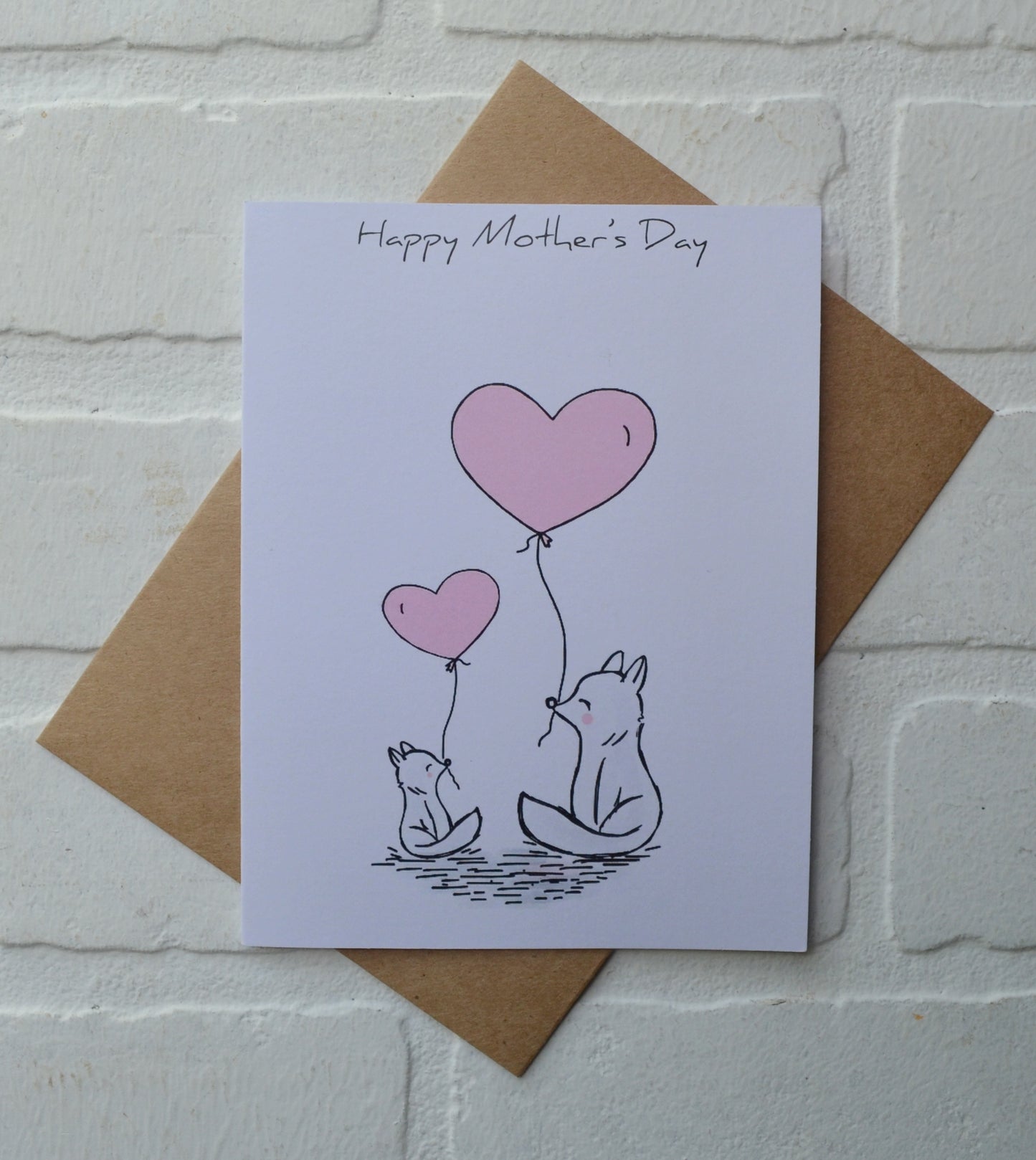 Woodland fox animals | Happy Mother's Day greeting cards