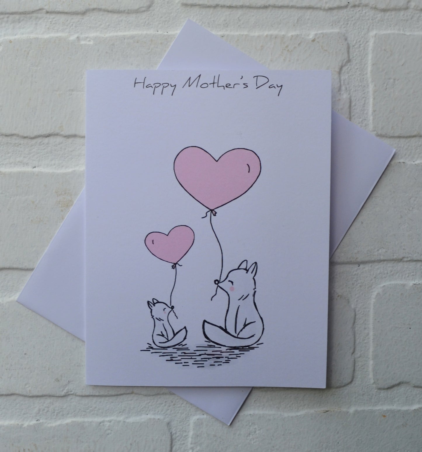 Woodland fox animals | Happy Mother's Day greeting cards
