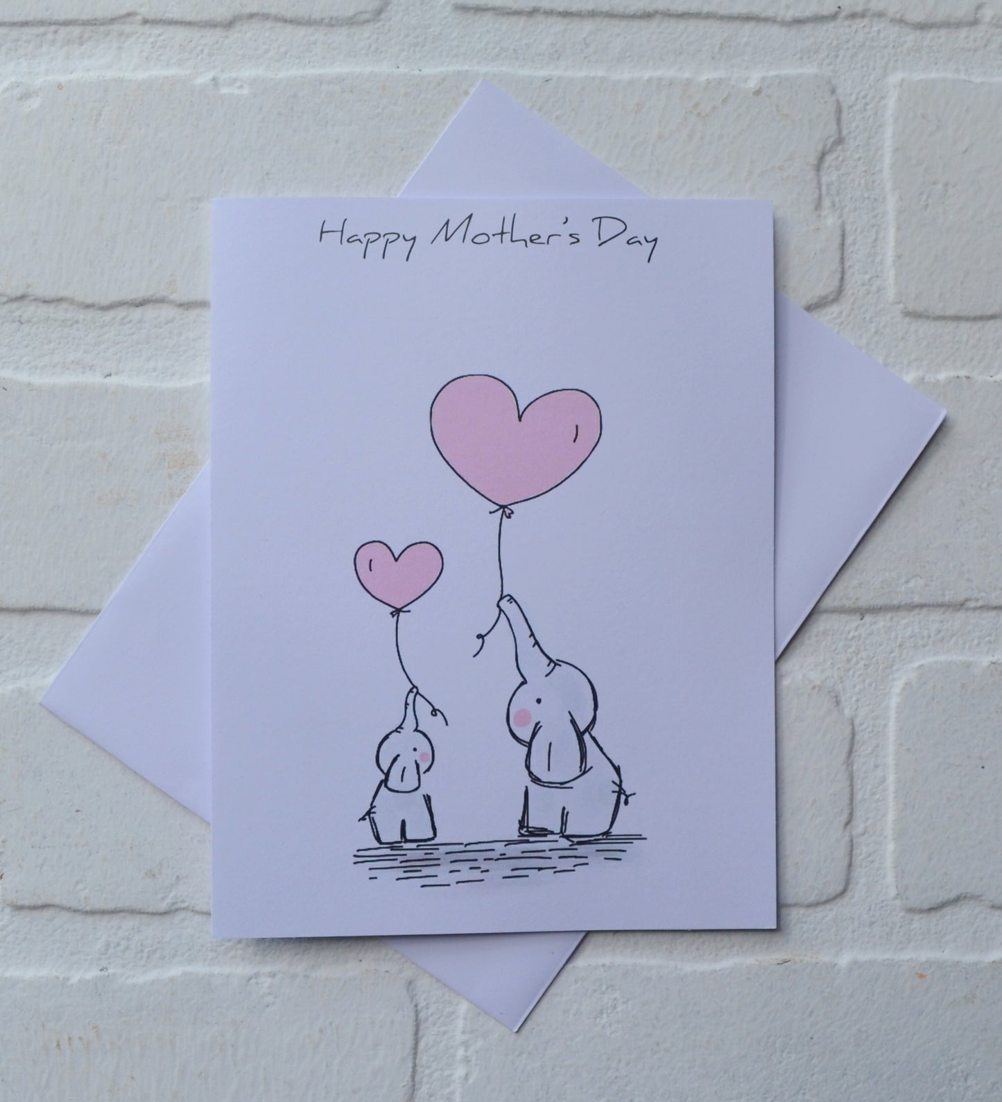 Woodland elephant animals | Happy Mother's Day greeting cards