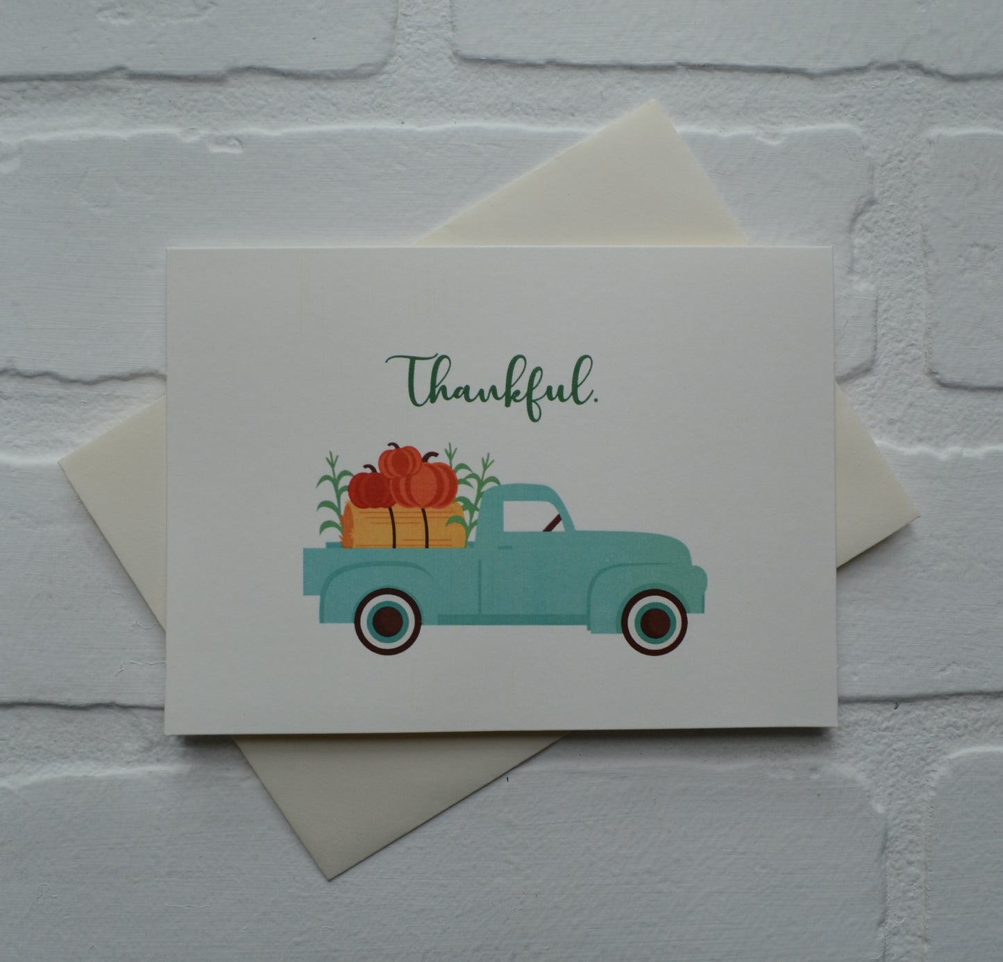 Thankful | Thanksgiving Fall Greeting Cards