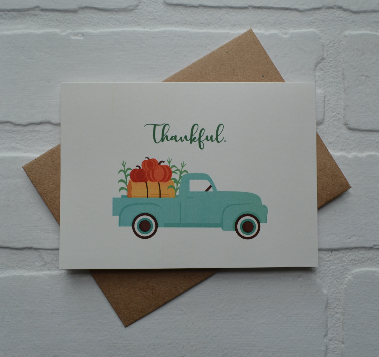 Thankful | Thanksgiving Fall Greeting Cards