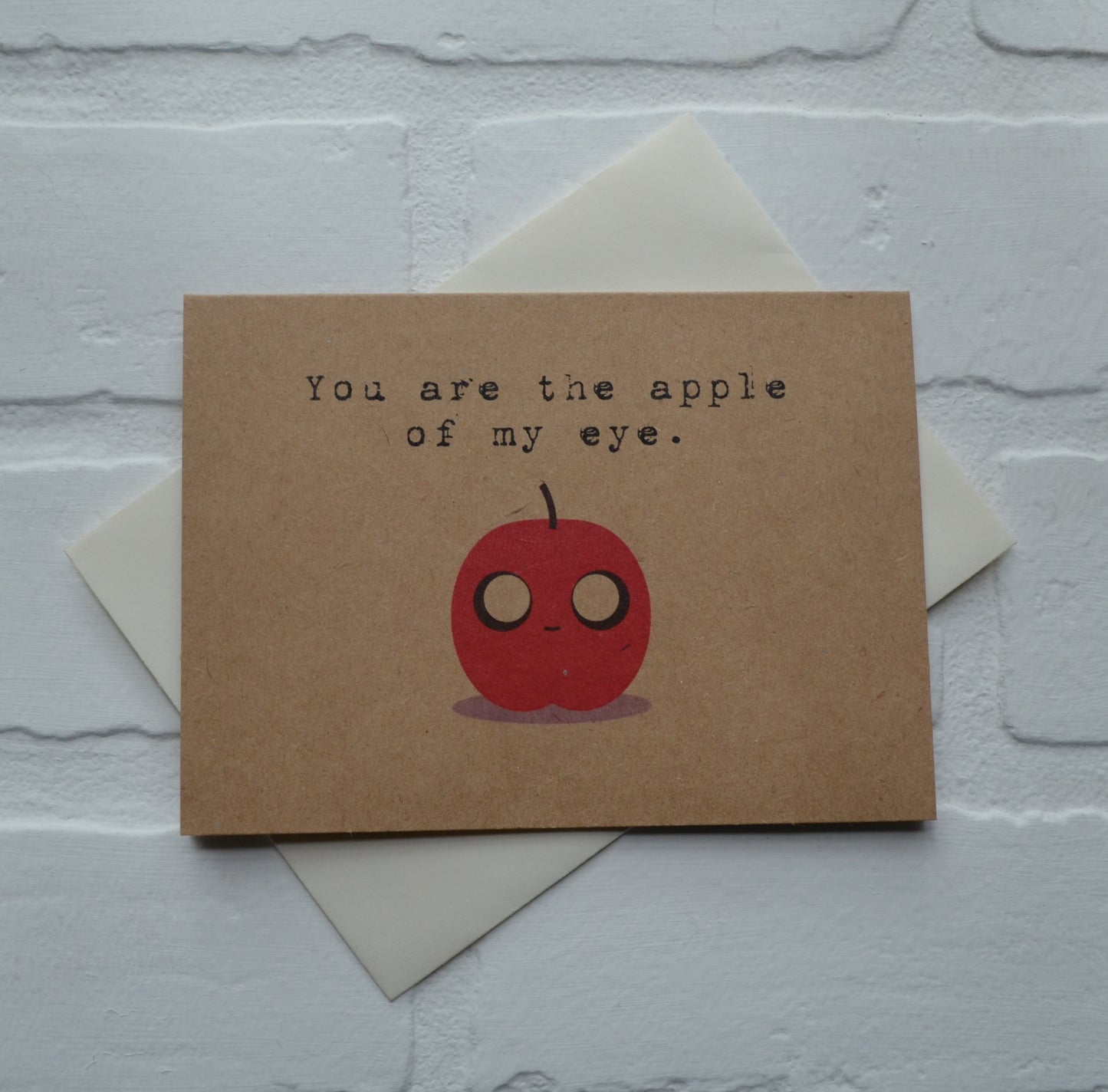 You are the apple of my eye | Thanksgiving Fall Greeting Cards