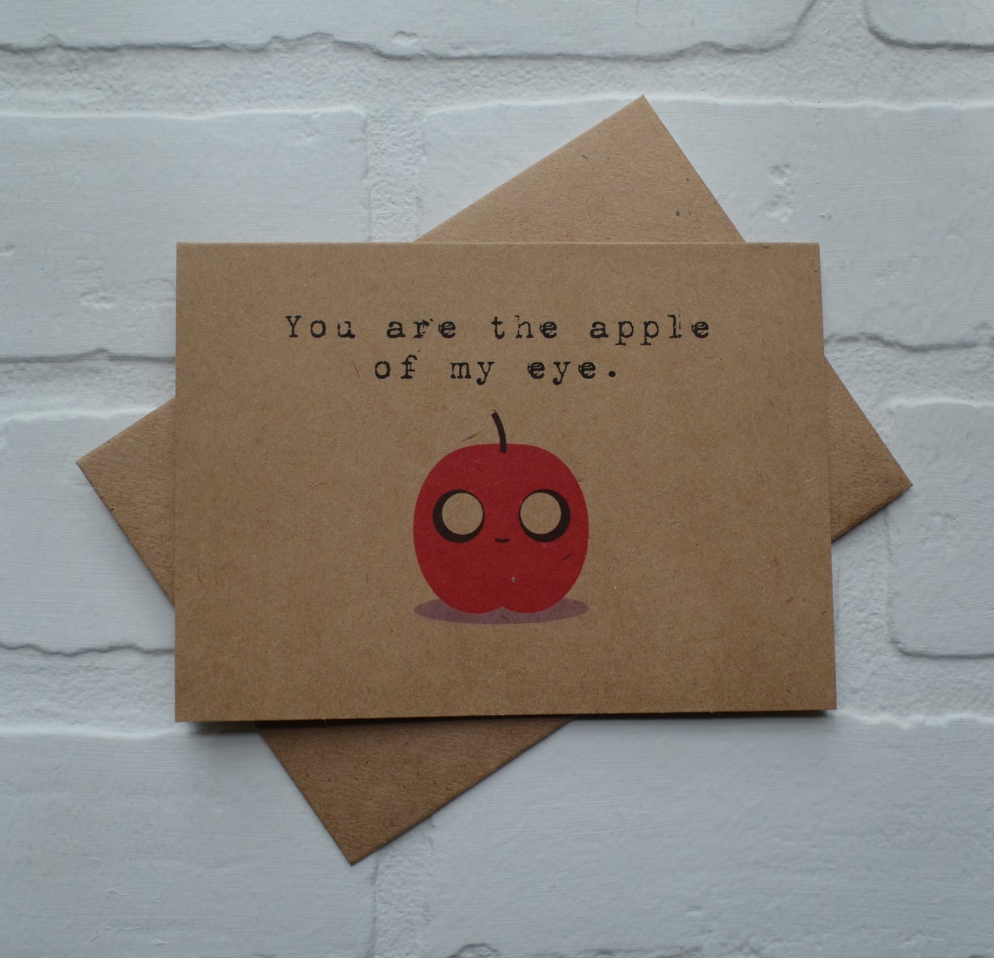 You are the apple of my eye | Thanksgiving Fall Greeting Cards