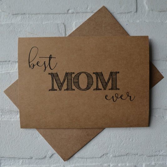 BEST MOM EVER | Happy Mother's Day greeting cards