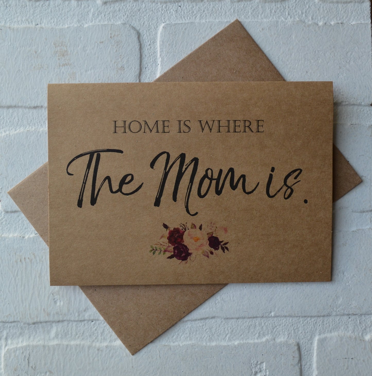 HOME is where the MOM IS | Happy Mother's Day greeting cards