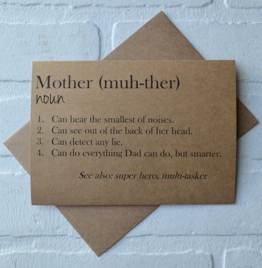 Mom definition super hero | Happy Mother's Day greeting cards