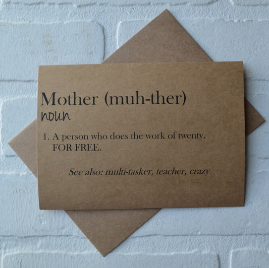 Mom definition | Happy Mother's Day greeting cards (Copy)