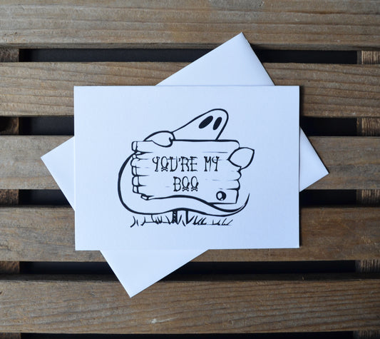You're my boo | Halloween Greeting Cards | Happy Valentine's Day