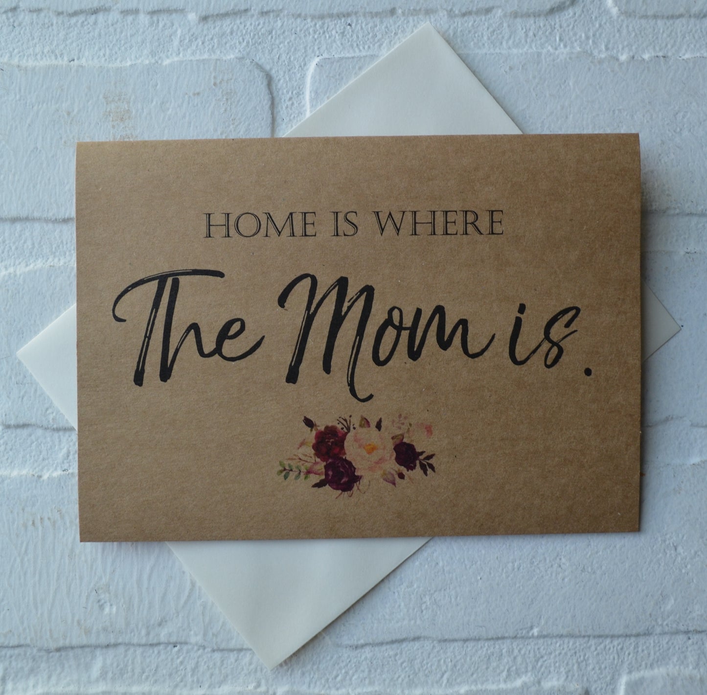HOME is where the MOM IS | Happy Mother's Day greeting cards