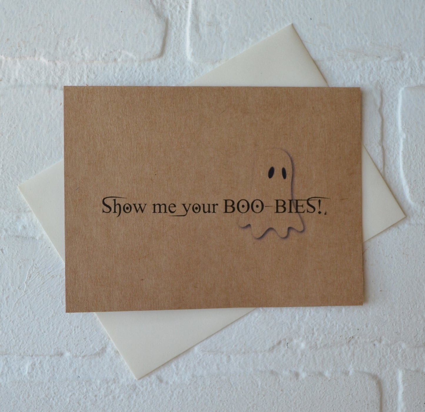 Show me your boo bies | Halloween Greeting Cards