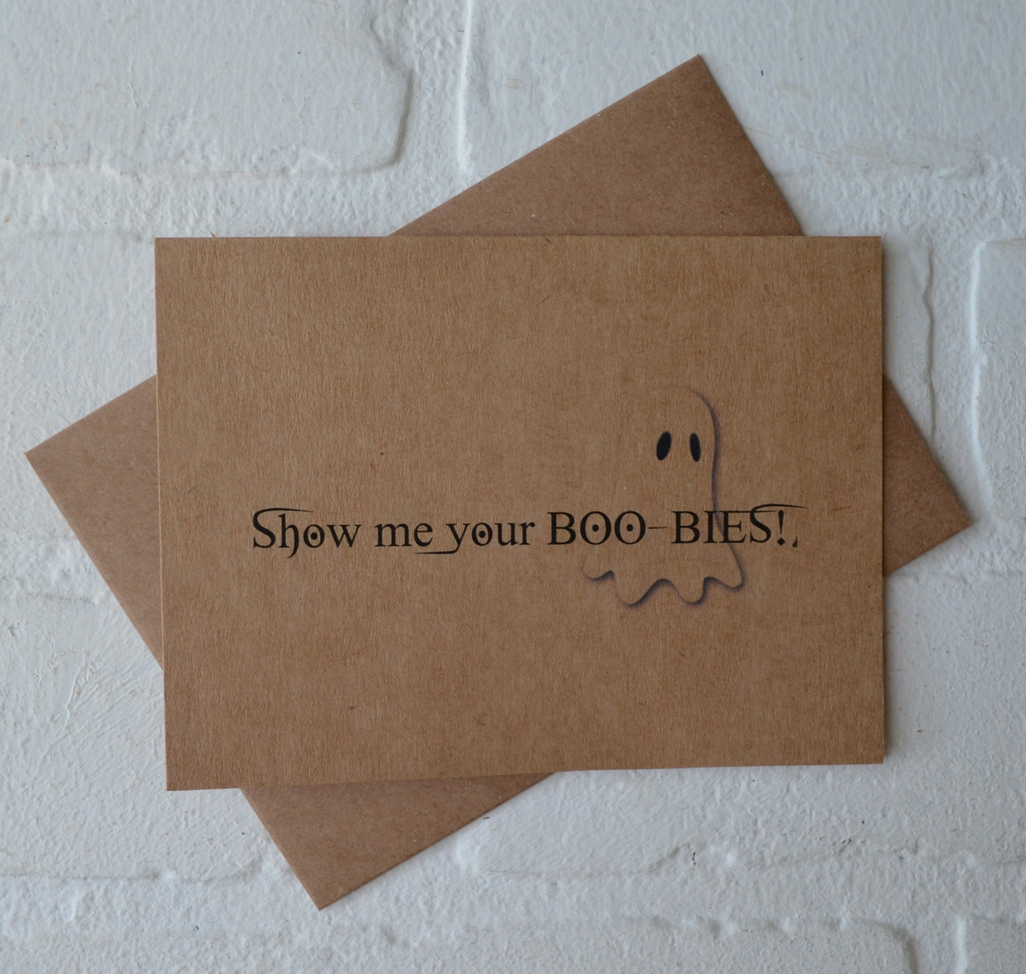 Show me your boo bies | Halloween Greeting Cards