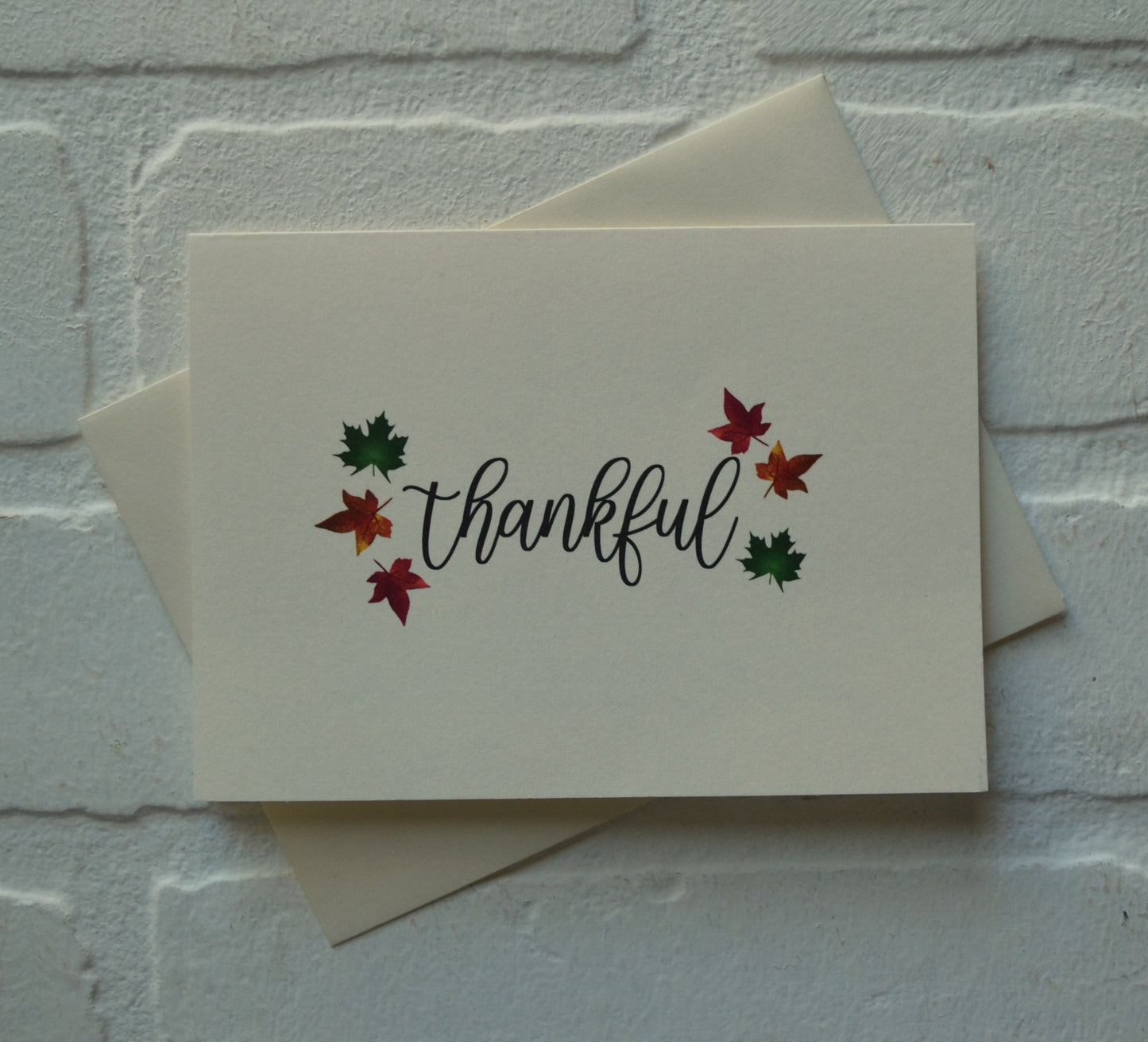 Thankful | Thanksgiving Fall Greeting Cards