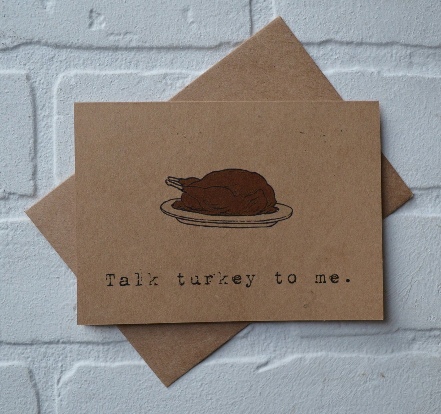 Talk turkey to me | Thanksgiving Greeting Cards