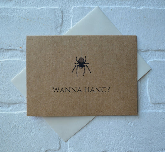 Wanna hang? | Halloween Greeting Cards