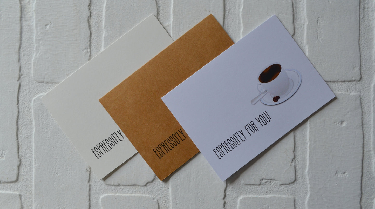 Espresso'ly for you | Coffee Card | Love Greeting cards
