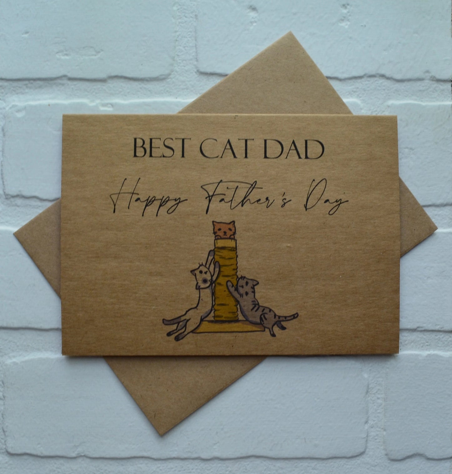 BEST CAT DAD | Happy Father's Day Greeting Cards