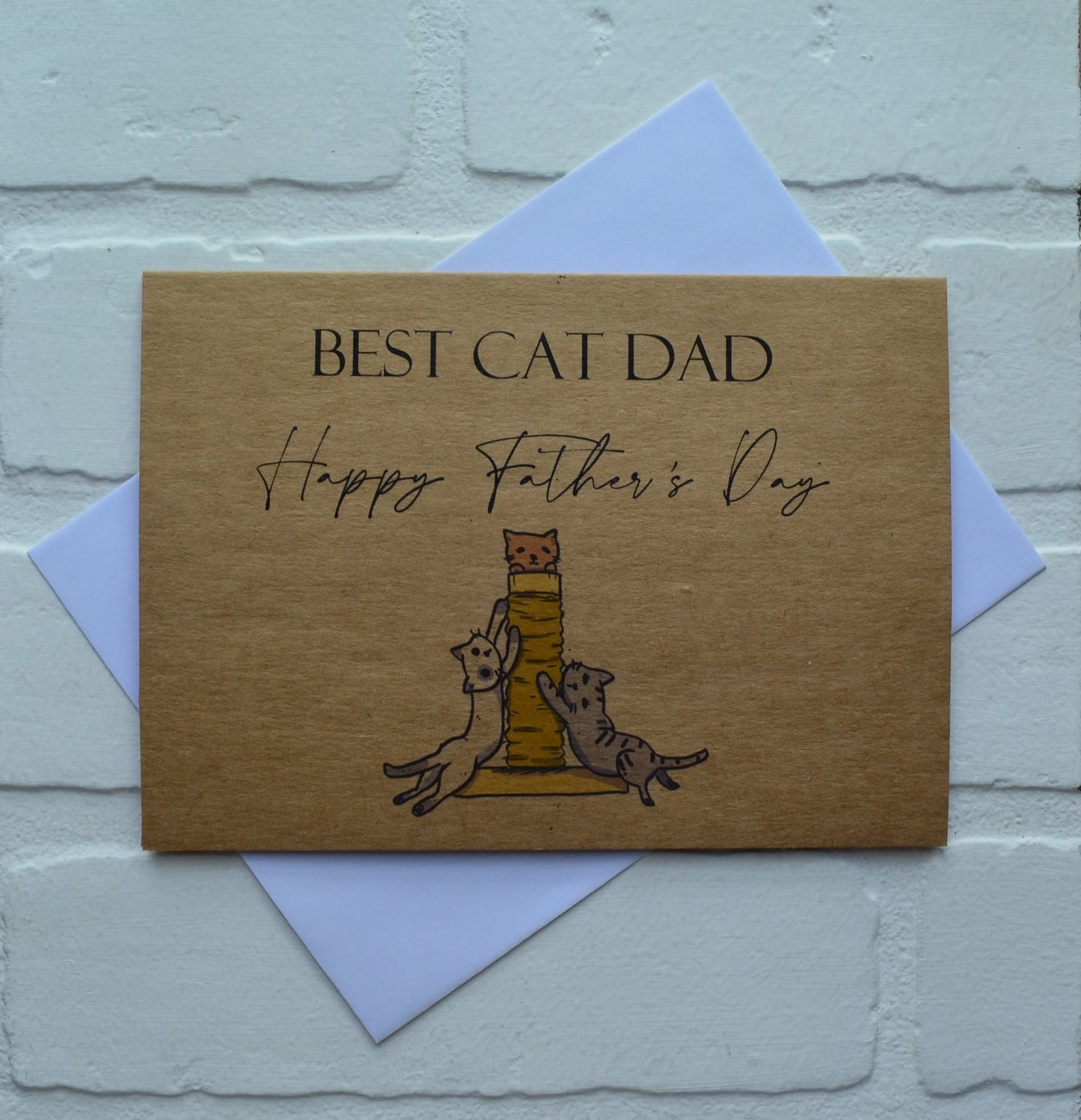 BEST CAT DAD | Happy Father's Day Greeting Cards