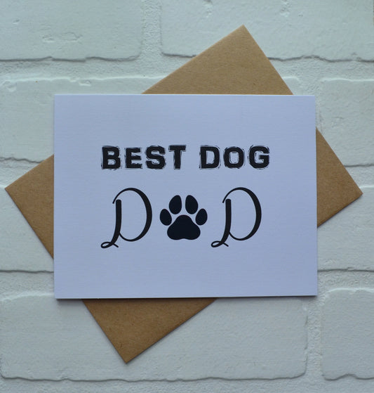 Best Dog Dad | Happy Father's Day Greeting Cards
