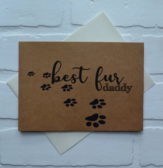 Best Fur Daddy | Happy Father's Day Greeting Cards